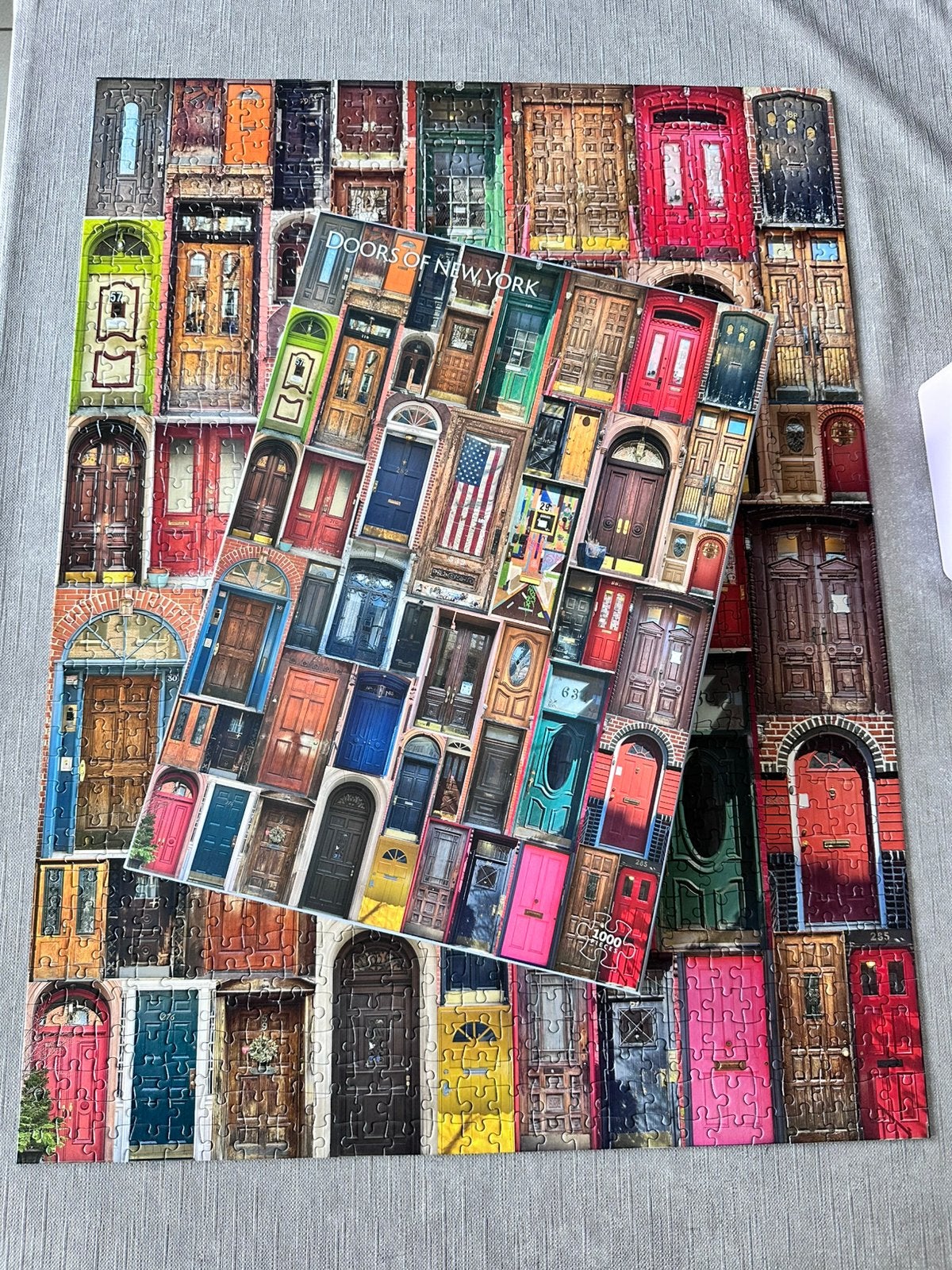 Puzzel 1000 stukjes Doors of New York, Ophalen, Zo goed als nieuw