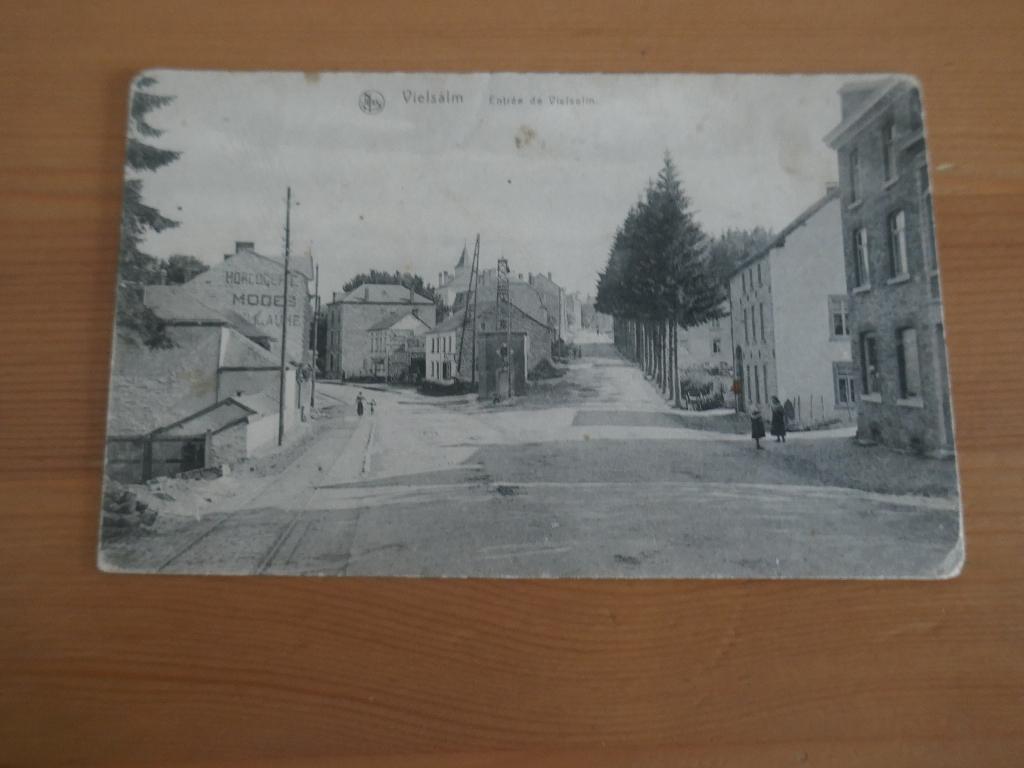 entrée de Vielsalm, Collections, Cartes postales | Belgique, Envoi, Non affranchie, Luxembourg