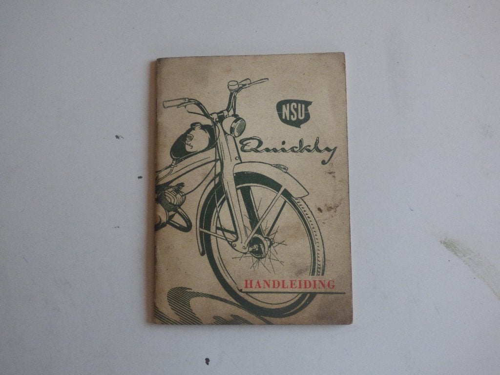 NSU QUICKLY HANDLEIDING, Vélos & Vélomoteurs, Enlèvement ou Envoi, Utilisé