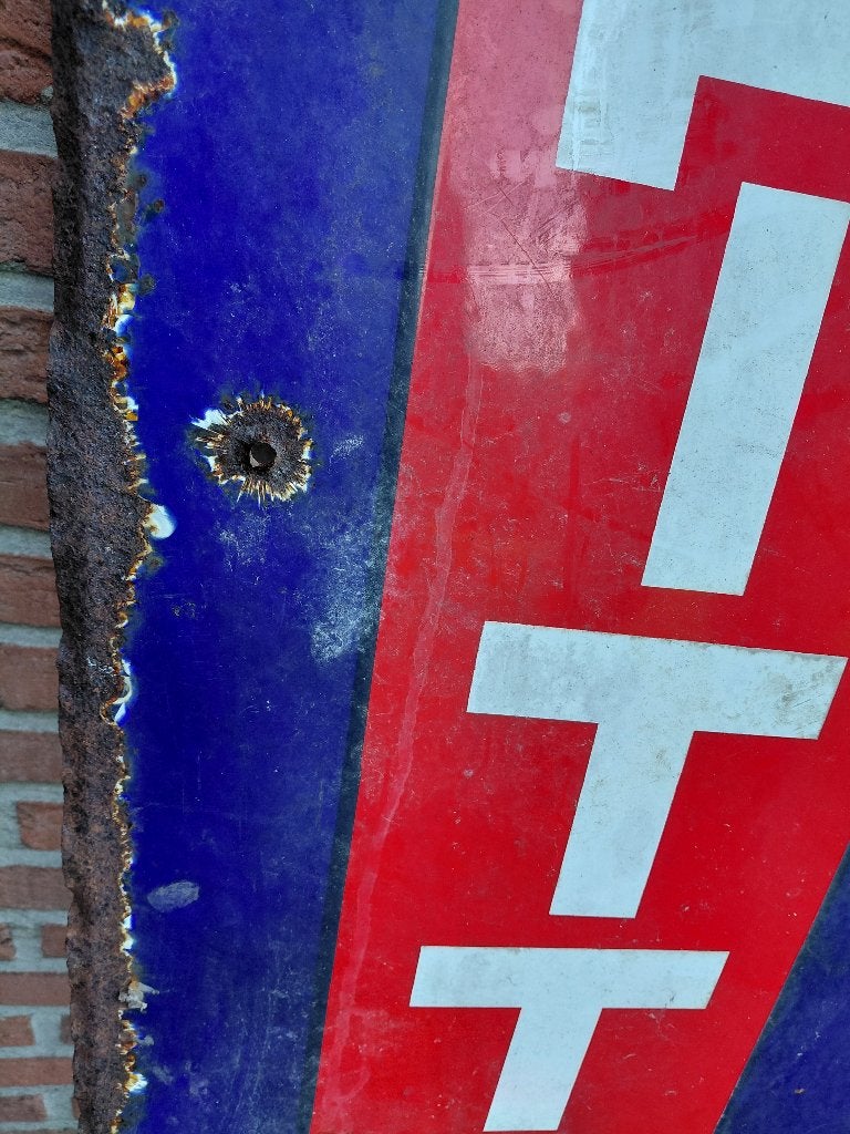reclamebord email, Verzamelen, Ophalen, Gebruikt, Reclamebord