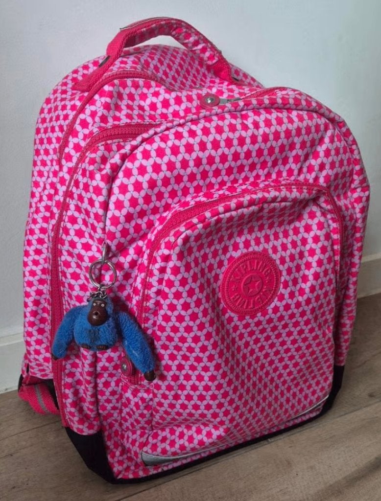 Kipling boekentas/rugzak large 28L, Ophalen, Rugtas, 40 tot 50 cm, Zo goed als nieuw