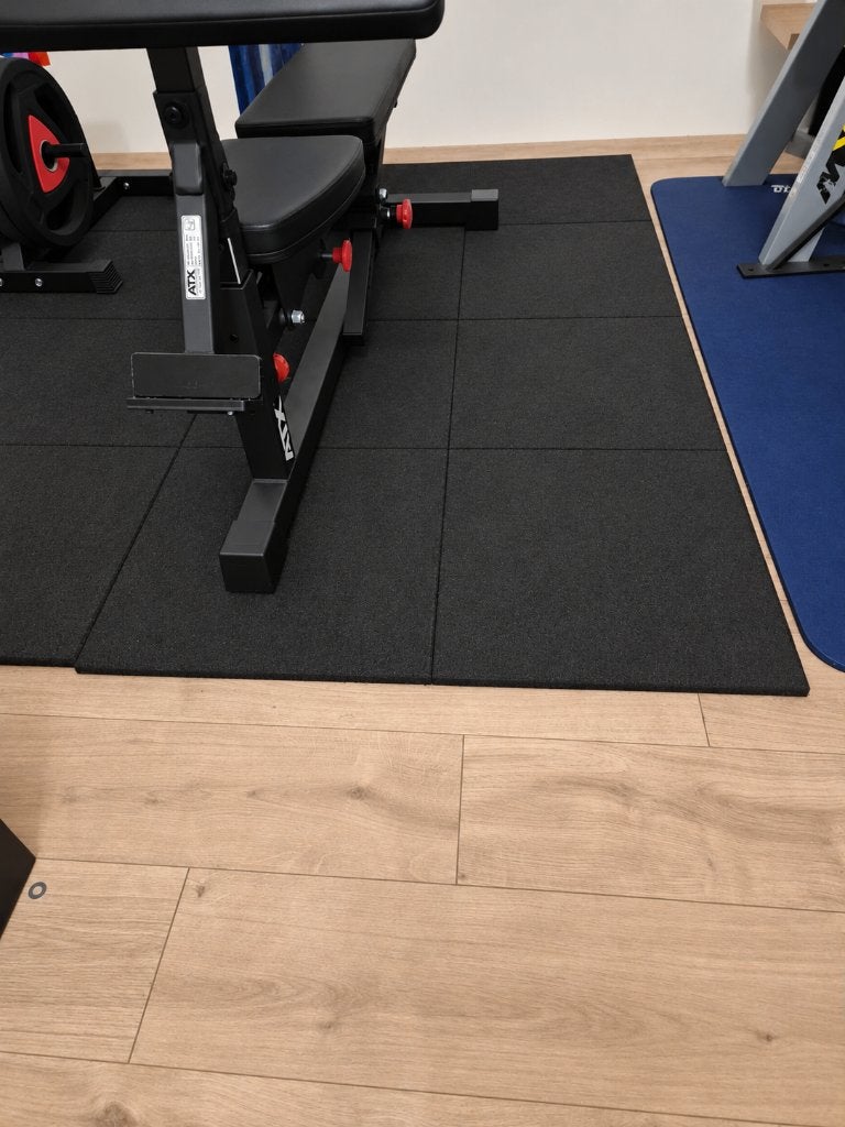 Rubber mat fitness vloer, Sport en Fitness, Ophalen, Zo goed als nieuw, Overige typen