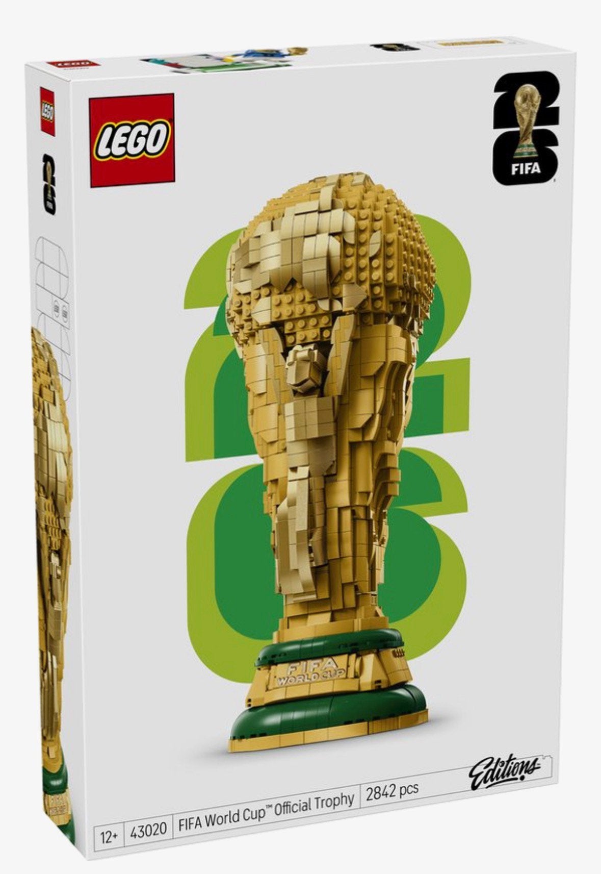LEGO Editions 43020 – Officiële FIFA World Cup Trofee, Kinderen en Baby's, Speelgoed | Duplo en Lego, Overige thema's, Verzenden