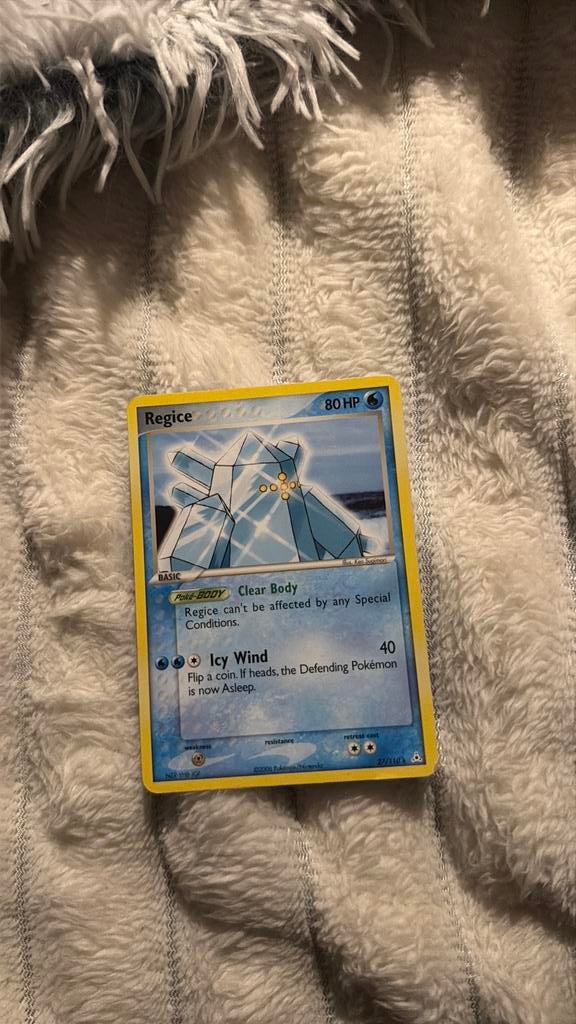 Regice 27/110, Hobby en Vrije tijd, Verzamelkaartspellen | Pokémon, Ophalen of Verzenden, Zo goed als nieuw