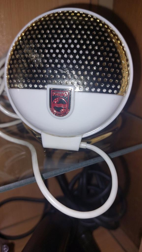 Microphone vintage Philips El3750/00, Musique & Instruments, Enlèvement ou Envoi