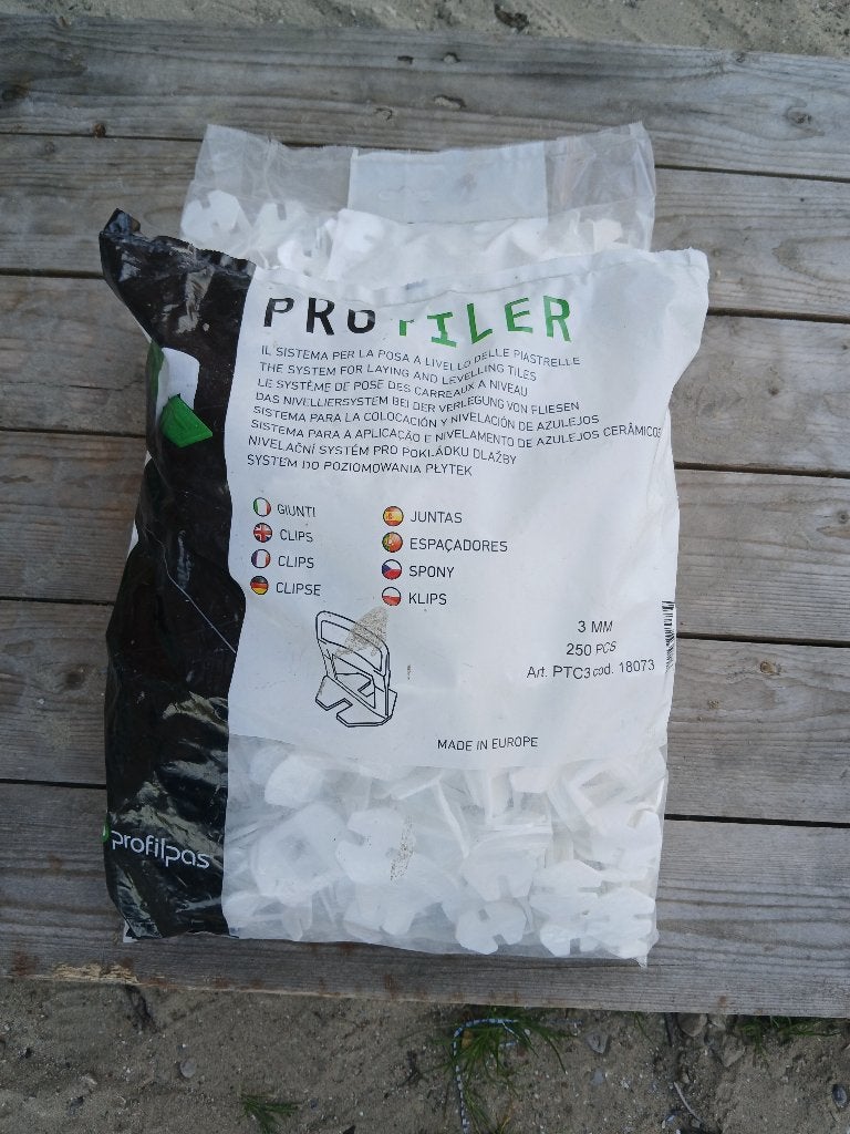 500 nivelleerklemmen voor tegels 3 mm, Ophalen, Nieuw