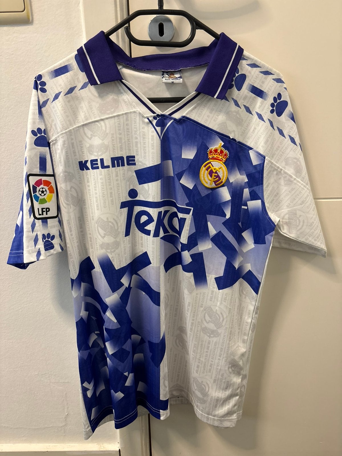 Roberto Carlos retro real madrid shirt, Verzenden, Zo goed als nieuw, Shirt