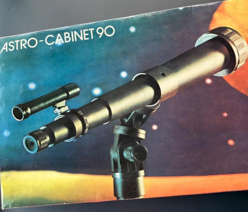 Astro-Cabinet 90 iconische telescoop-bouwdoos DDR jaren 80, Ophalen of Verzenden, Zo goed als nieuw