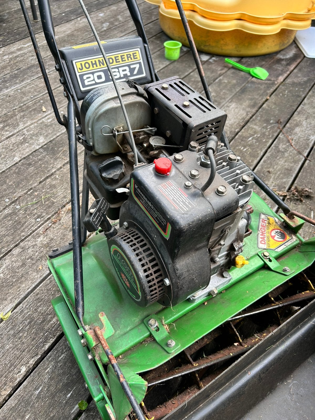 John Deere 20 SR7 - grasmachine, Enlèvement, Comme neuf