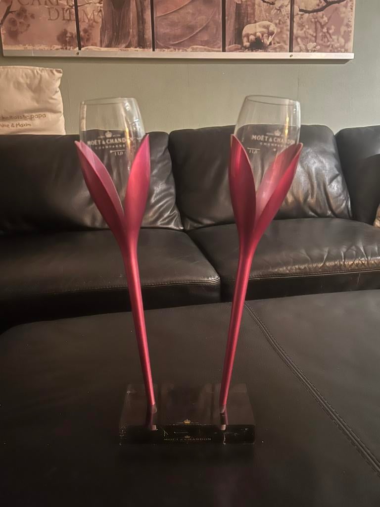 Champagneglazen Moet&Chandon, Ophalen, Zo goed als nieuw