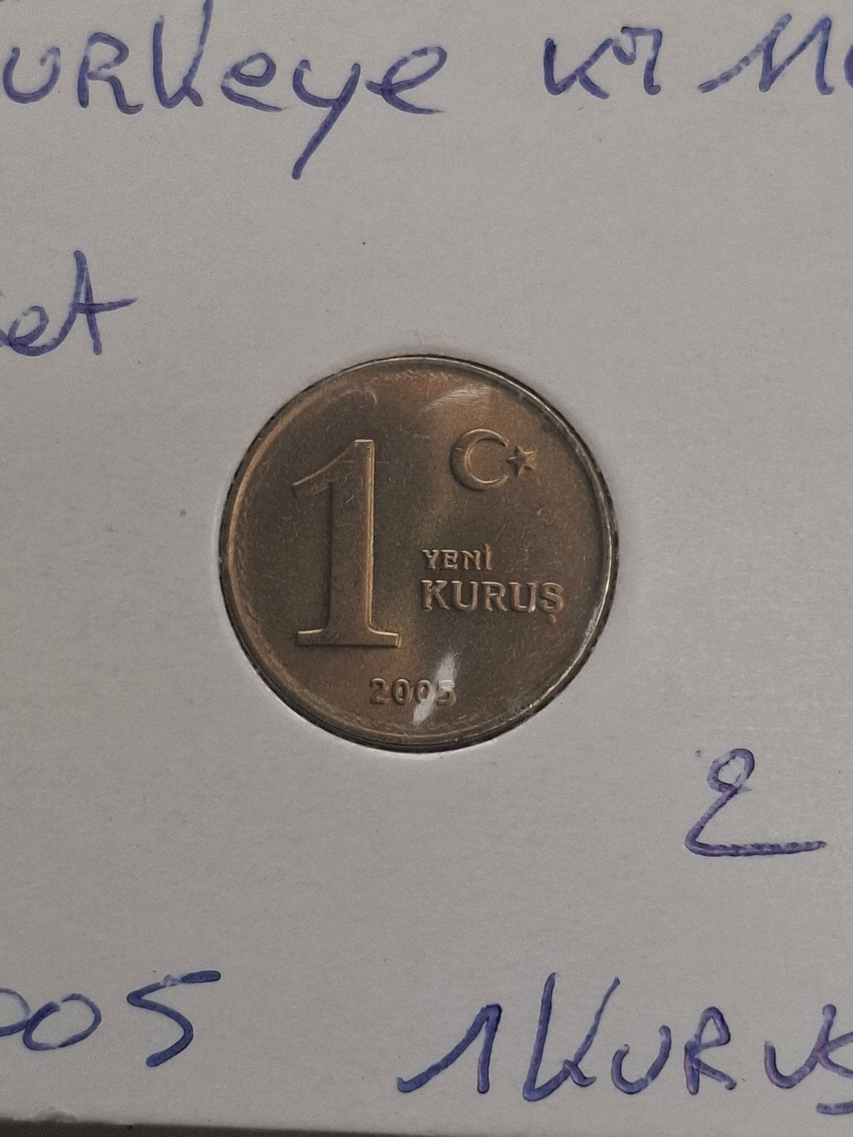 Turkije 1 kurus 2005 km1164 unc, Ophalen of Verzenden