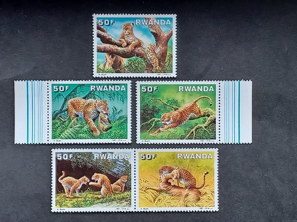 Postzegels Rwanda, Ophalen of Verzenden