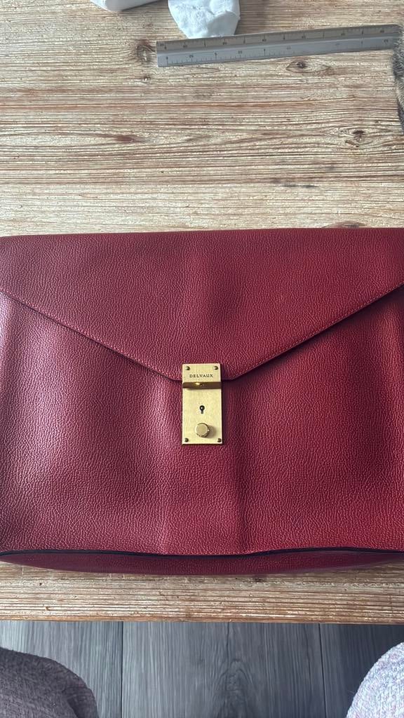 Delvaux akte tas, Enlèvement ou Envoi, Utilisé, Rouge, Autres types