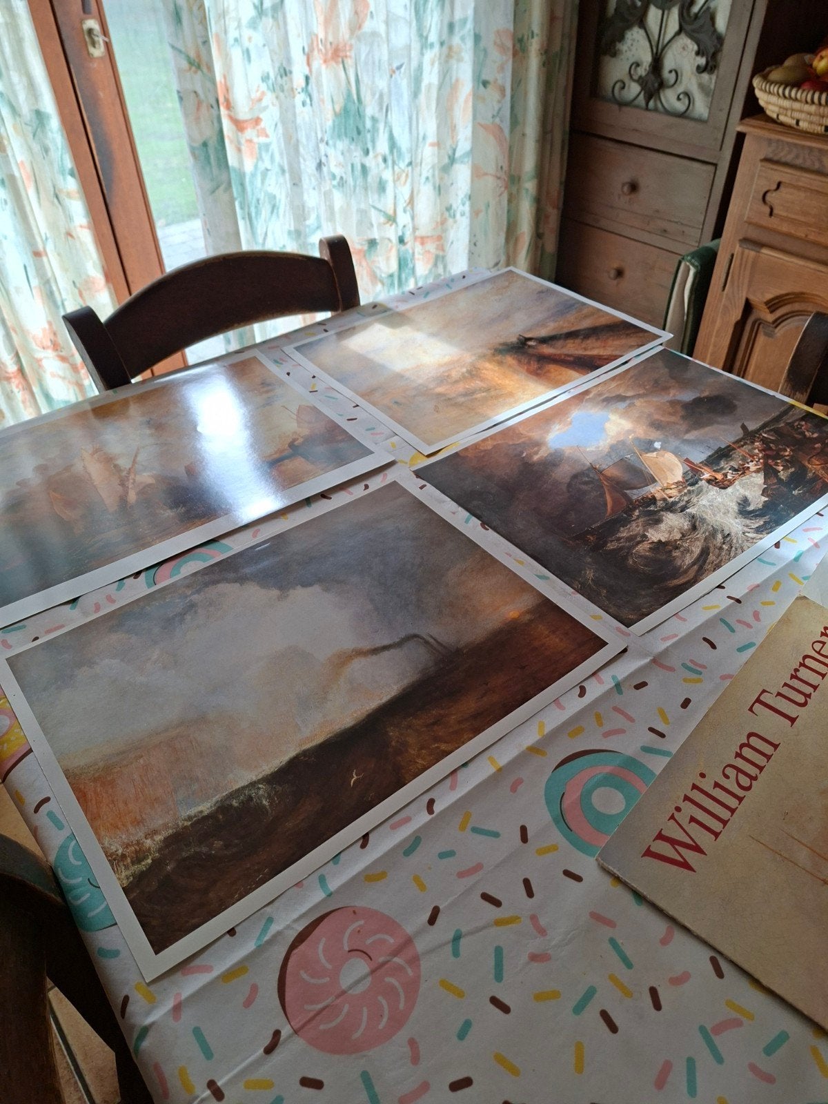 4 reproductions  William Turner. Neuves., Antiquités & Art, Art | Eaux-fortes & Gravures, Enlèvement ou Envoi