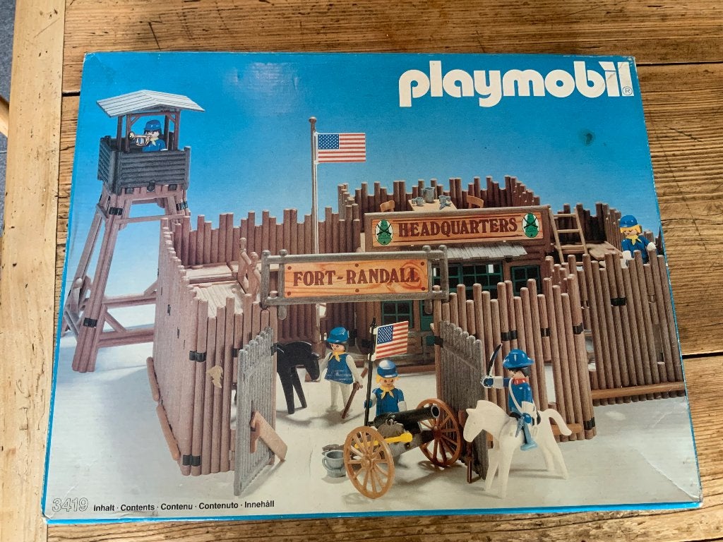 Playmobil Fort Randall Vintage des années 80, Historique, Enlèvement ou Envoi, Comme neuf, Kit complet