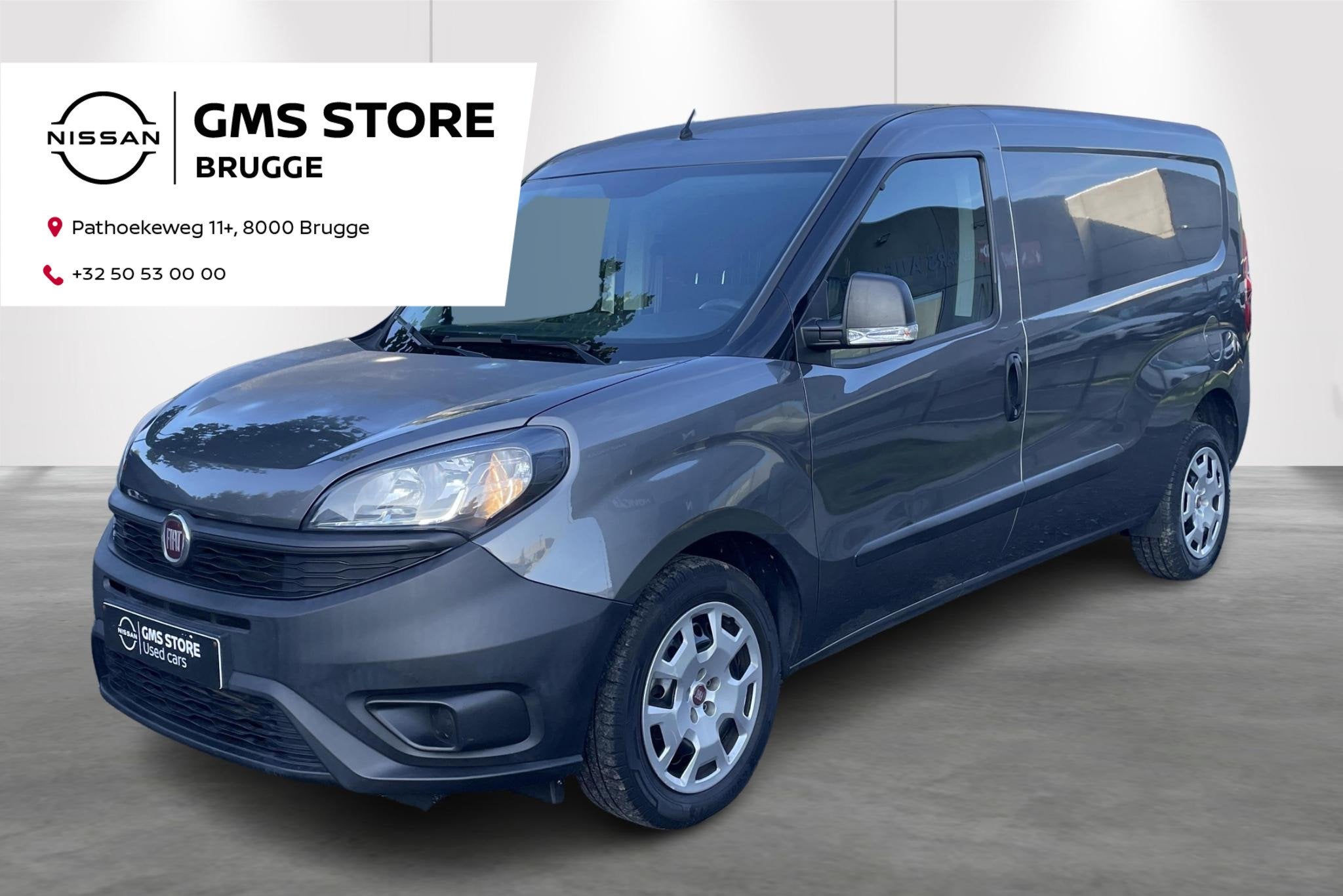 Fiat Doblo Cargo 1.6 Multijet 105 SX LWB 3 places, Argent ou Gris, 105 ch, 4 portes, Entreprise