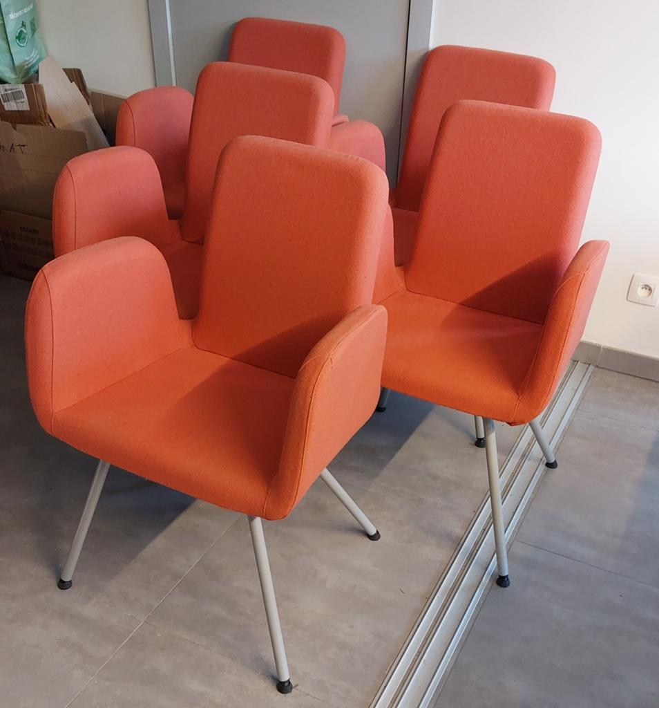 LOT de 5 CHAISES "PATRICK", Enlèvement