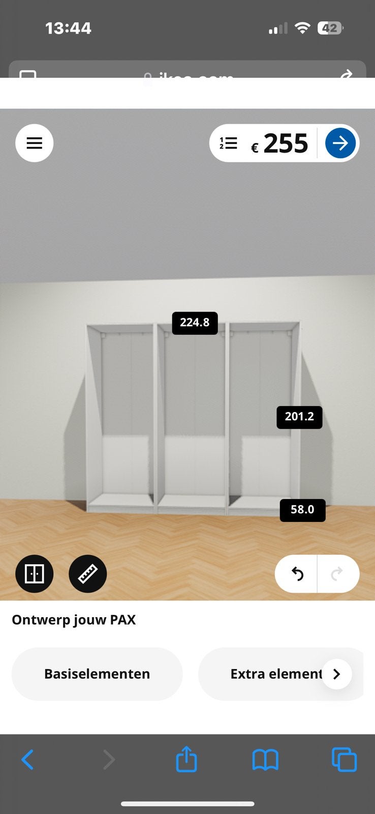 Pax 3 kasten basis mag weg, Huis en Inrichting, Ophalen, Gebruikt, 200 cm of meer, 50 tot 100 cm