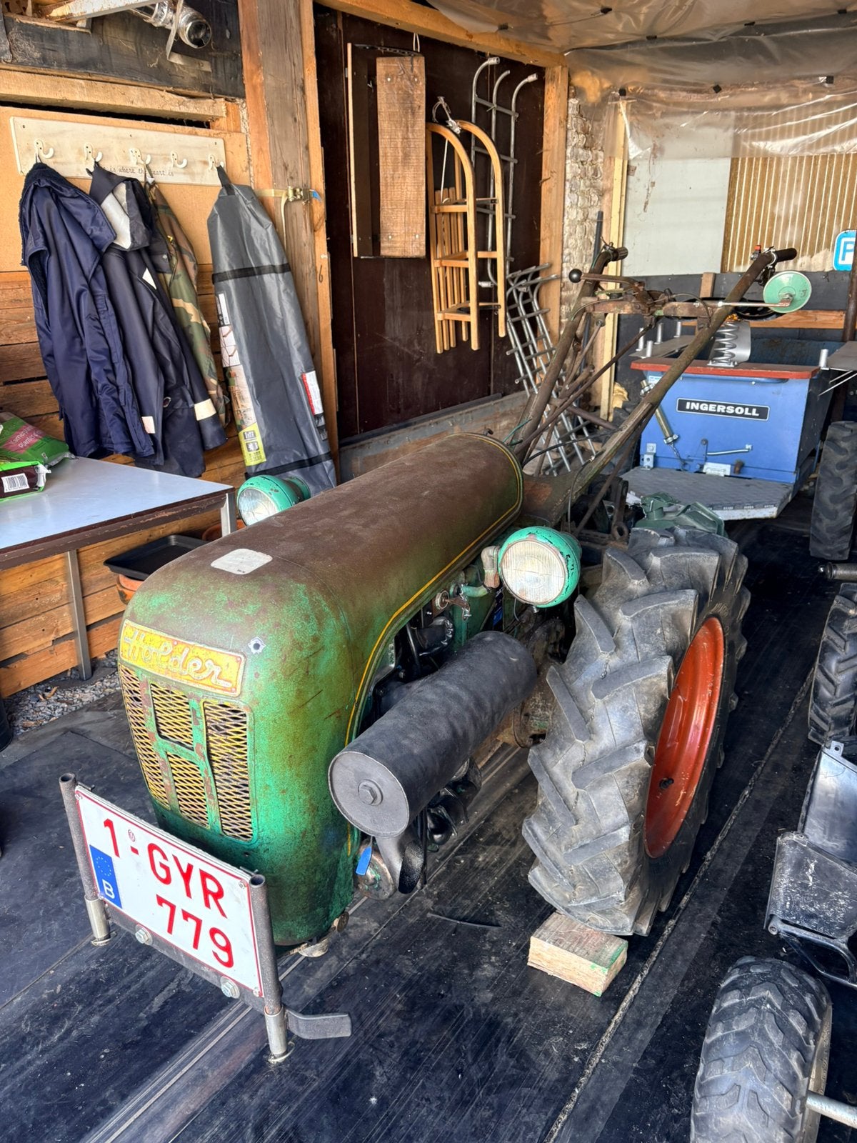 Holder E12 met baan papieren, Enlèvement, Utilisé, Cultivateur