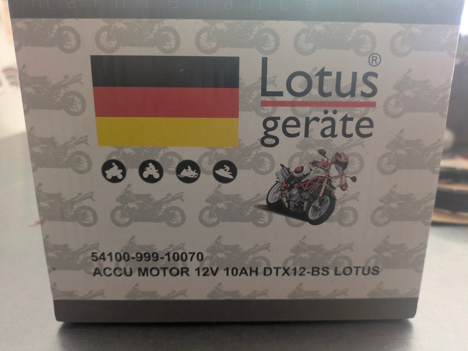 Motor batterij 12V 10Ah, Motoren, Ophalen