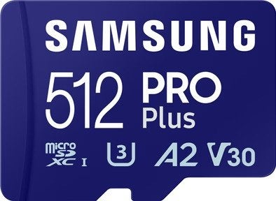 Samsung 512gb PRO Plus SD kaart, Audio, Tv en Foto, Foto | Geheugenkaarten, SDXC, Ophalen of Verzenden, Zo goed als nieuw, Samsung