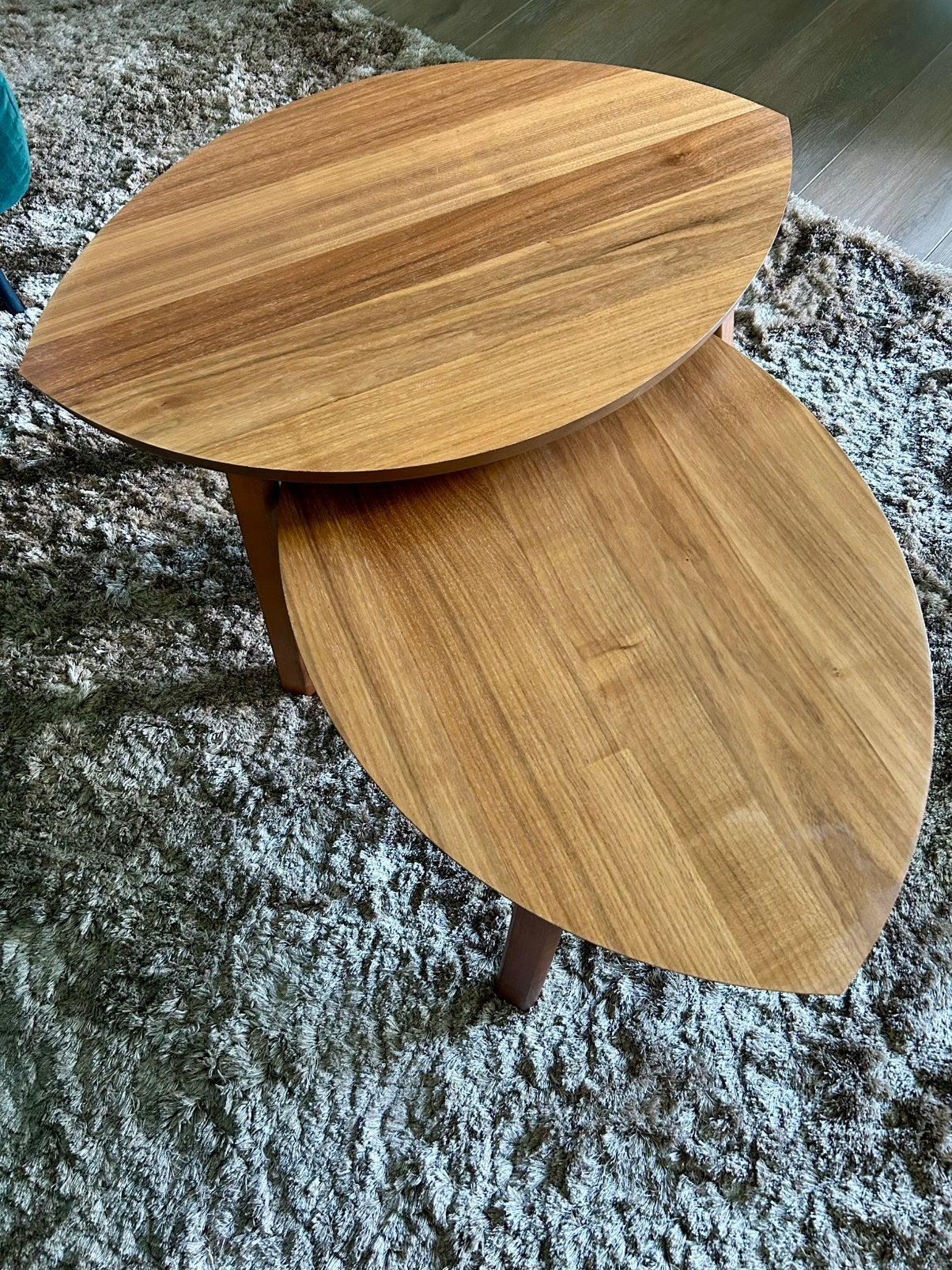 Houten salontafeltjes IKEA Stockholm, Huis en Inrichting, Tafels | Salontafels, Ophalen, Gebruikt