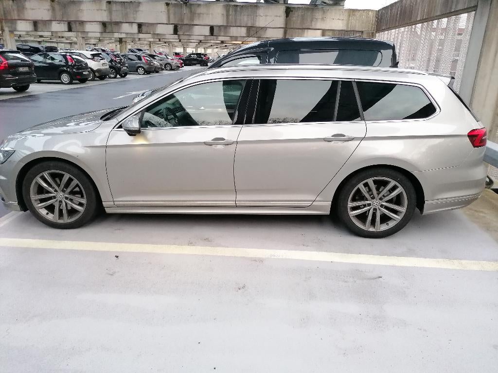 Volkswagen Passat Variant 2.0 Diesel R-line Highline, Autos, Argent ou Gris, Achat, Alcantara, Noir