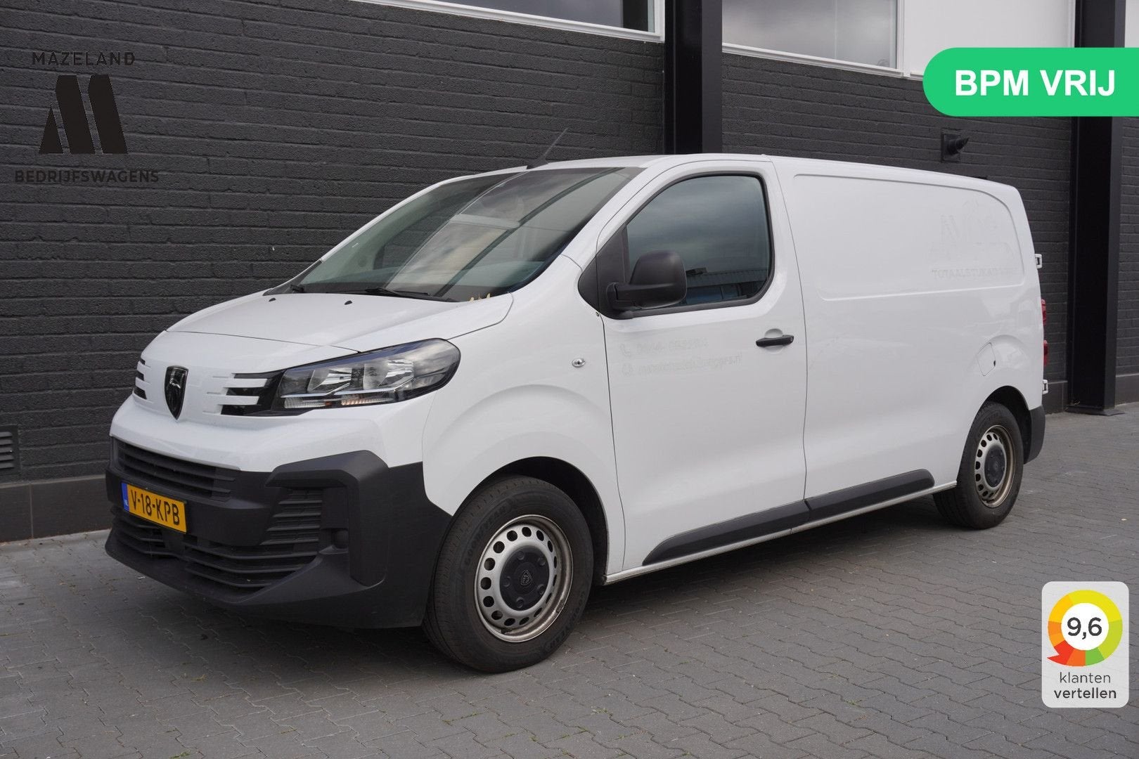 Peugeot Expert 1.5 BlueHDi 120PK L2 EURO 6 - Airco - Cruise, Parkeersensor, Wit, Bedrijf, Onderhoudsboekje