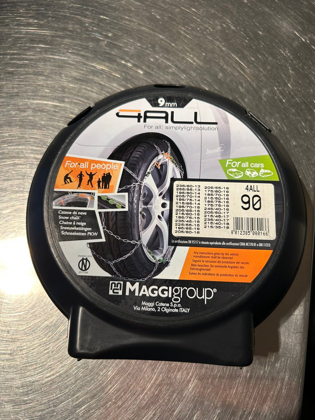 Sneeuwkettingen maggi 4 all 90, Auto diversen, Ophalen, Nieuw