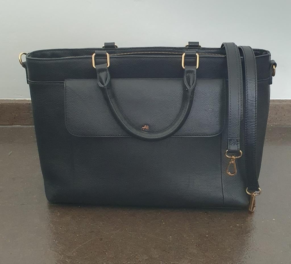 Laptoptas Anna Field, Handtassen en Accessoires, Tassen | Damestassen, Ophalen, Gebruikt, Zwart, Overige typen