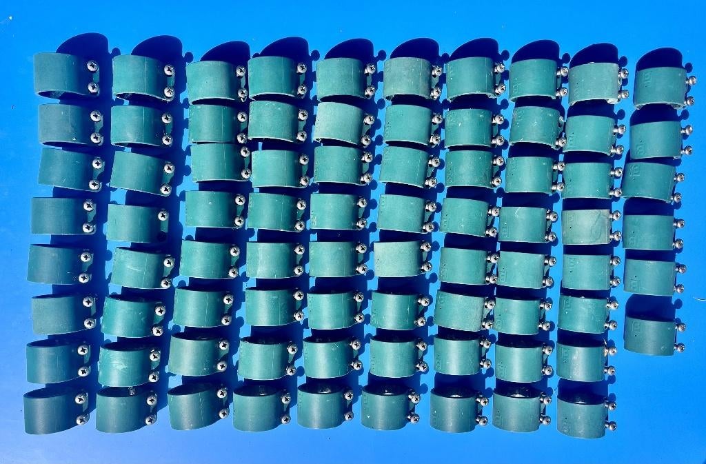 Clôture Betafence 51,5 m - Panneaux métalliques 3D (complet), Jardin & Terrasse, Clôture en treillis métallique simple, Enlèvement ou Envoi