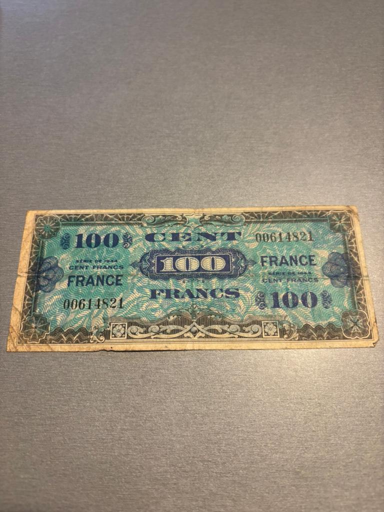 Biljet 100 franse frank, Postzegels en Munten, Ophalen of Verzenden