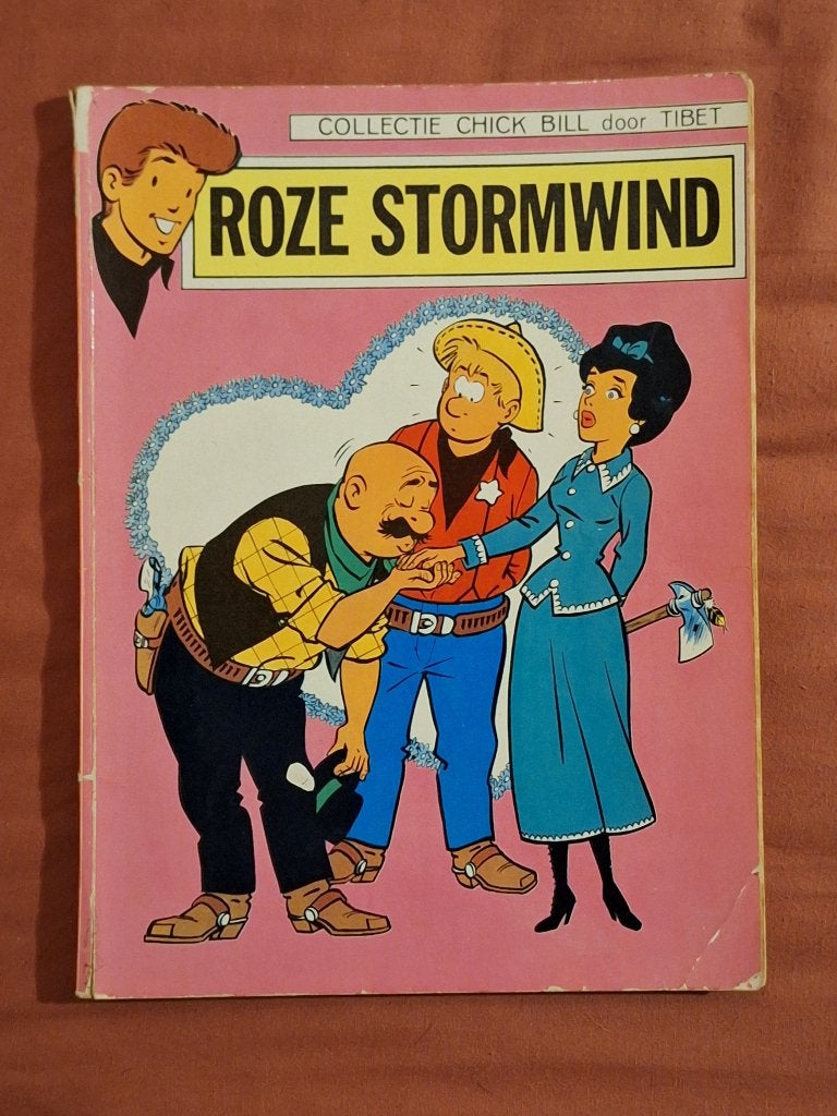 Chick Bill 20: roze stormwind (eerste druk), Eén stripboek, Ophalen of Verzenden, Gelezen