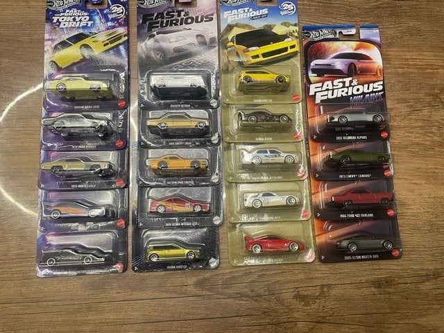 Mooi lot van 4 sets van Fast & Furious Hot Wheels  , new !!, Enlèvement ou Envoi, Neuf