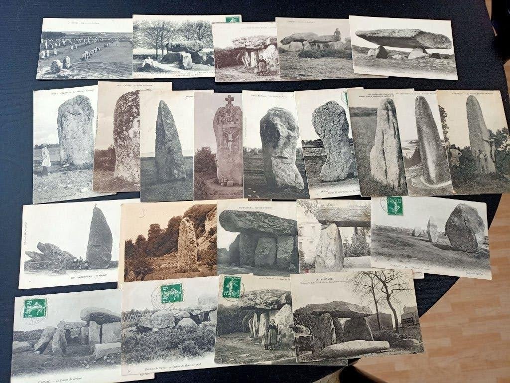 P - 23 dolmens/menhirs, Verzamelen, Postkaarten | Themakaarten, Ophalen of Verzenden