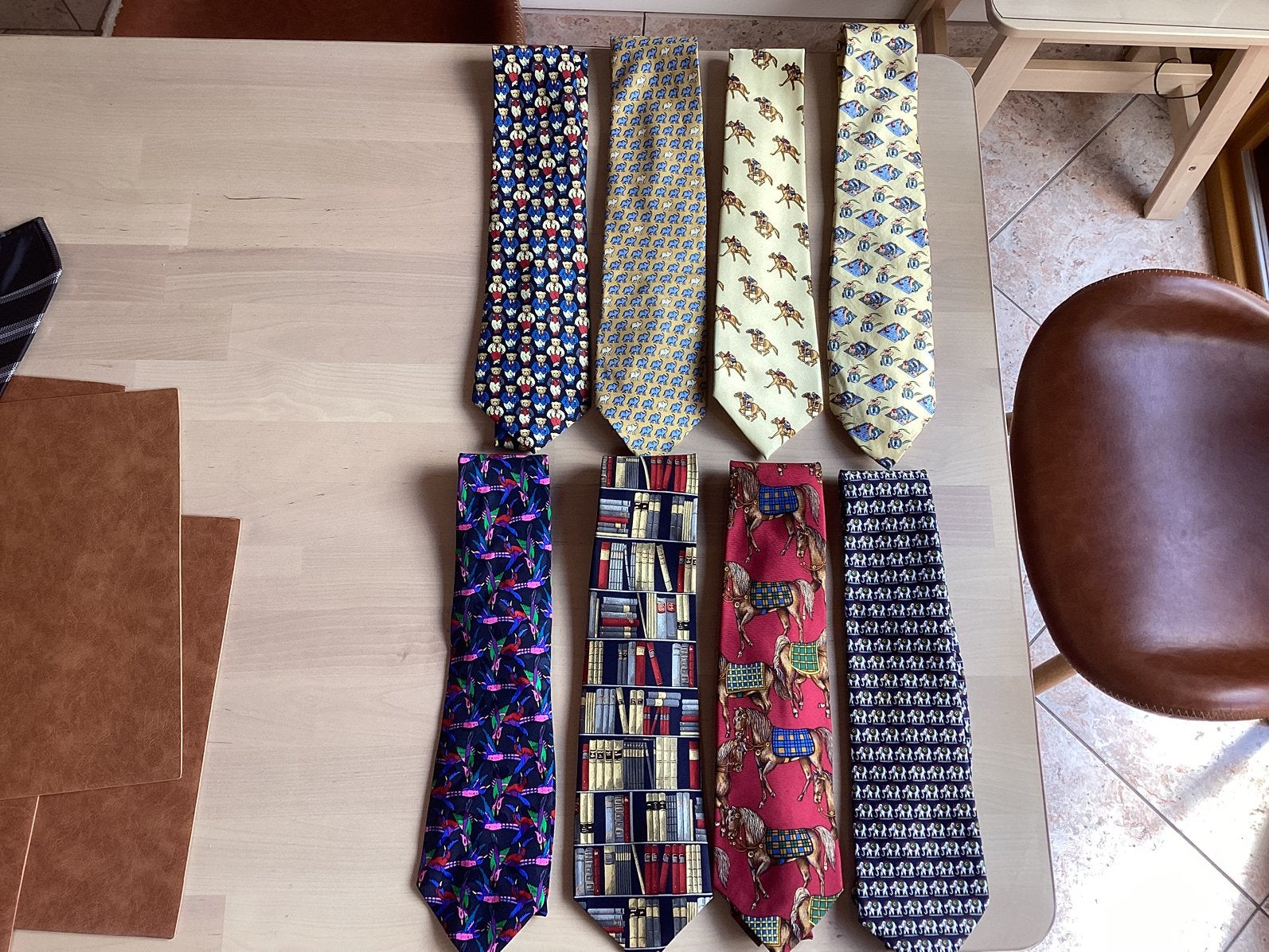 8 mooie stropdassen samen, Kleding | Heren, Ophalen of Verzenden, Zo goed als nieuw