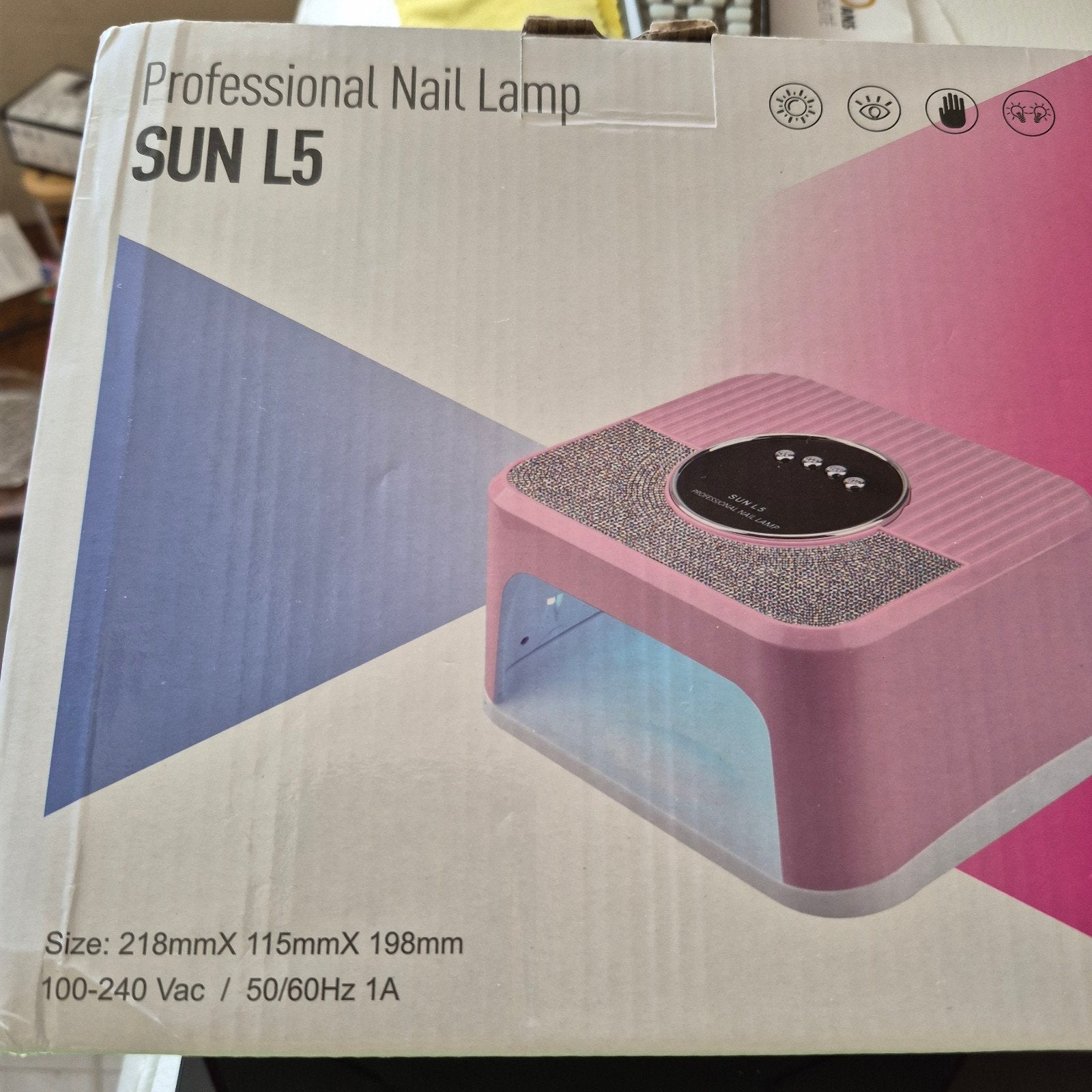 LAMPE POUR ONGLES EN RÉSINE ET GEL, Enlèvement