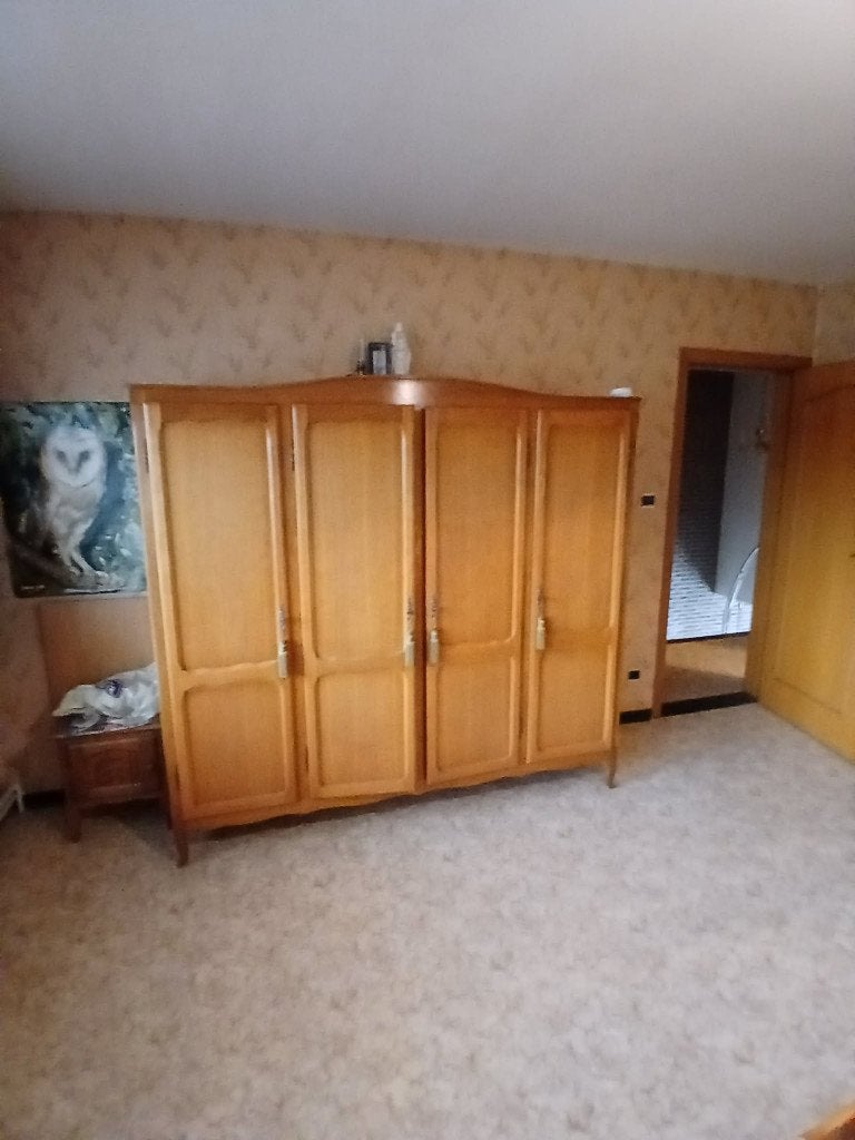 eiken kleerkast, Huis en Inrichting, Kasten | Kleerkasten, Ophalen, Met deur(en), Gebruikt, 150 tot 200 cm