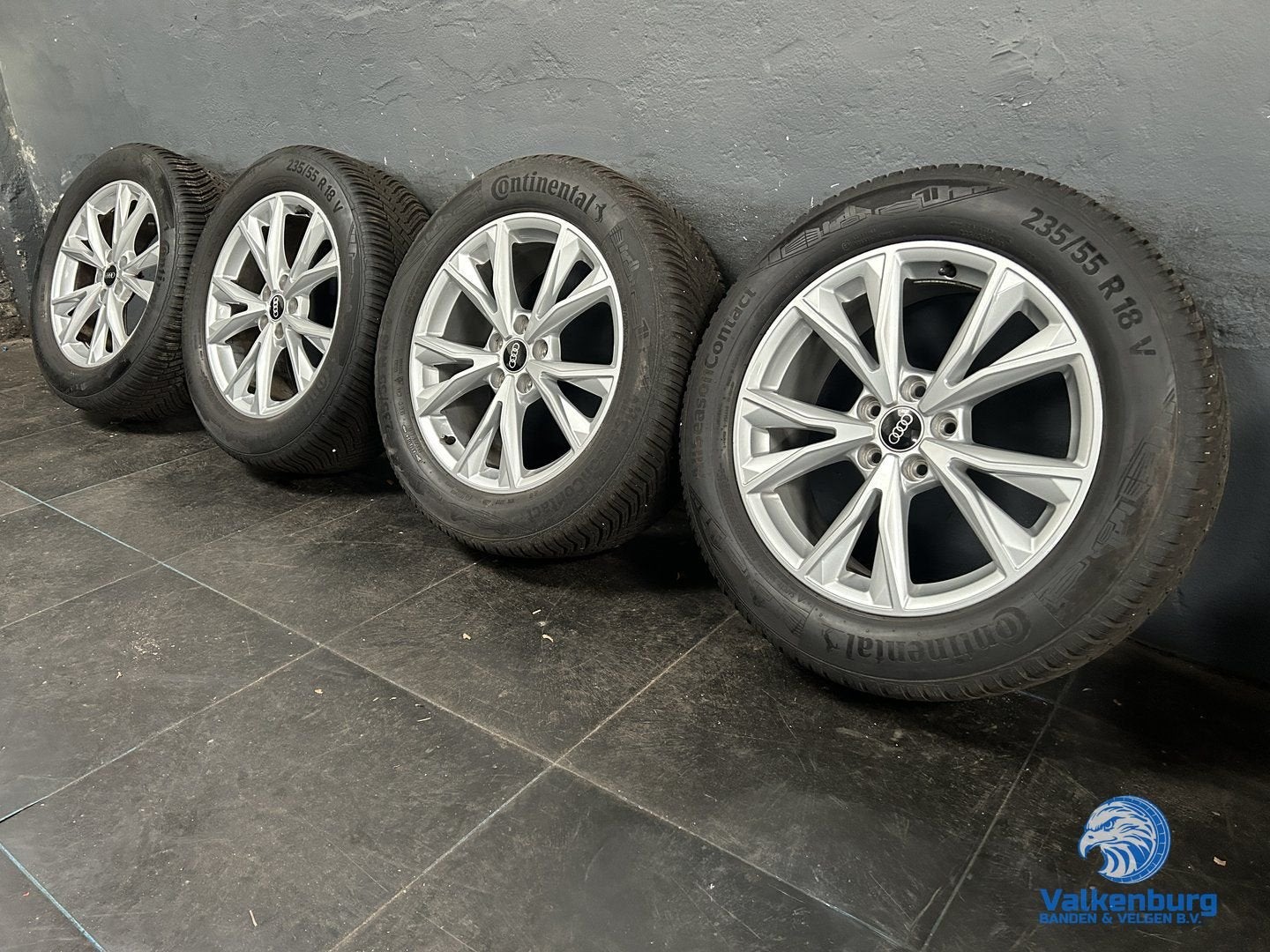6.5mm! Originele Audi Q3 F3 83A 18 inch velgen 5x112 zomerba, 18 inch, Gebruikt, -, -