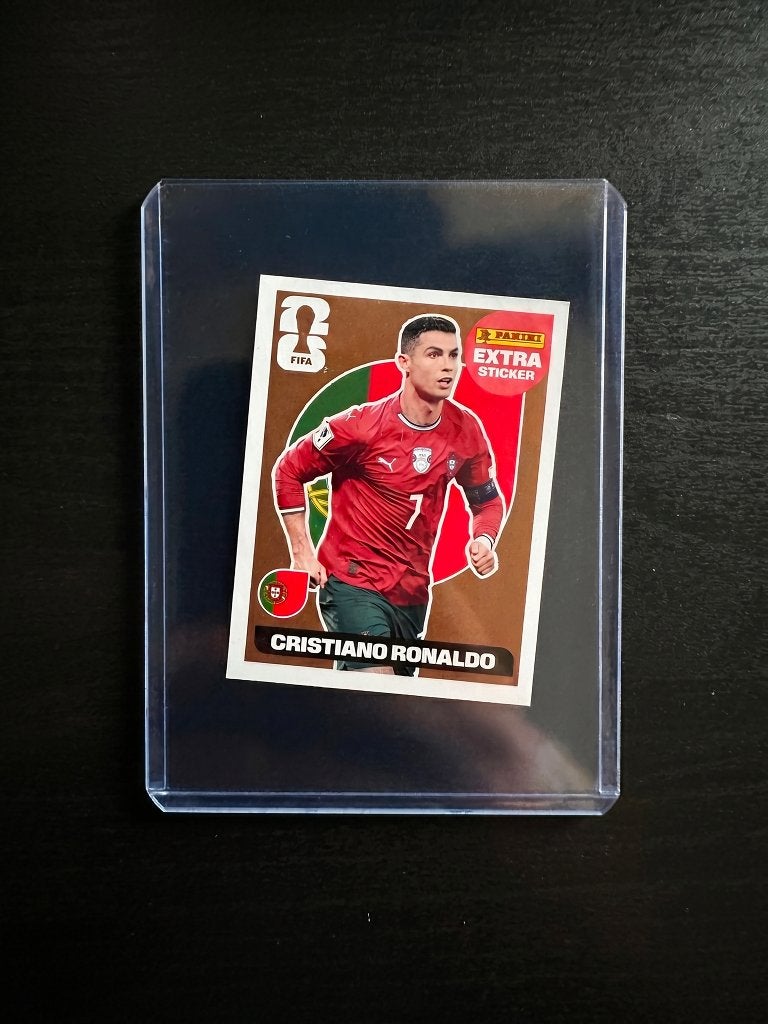 Cristiano Ronaldo - Autocollant Panini 2026 (bronze) MINT, Hobby & Loisirs créatifs, Envoi, Neuf, Autocollant