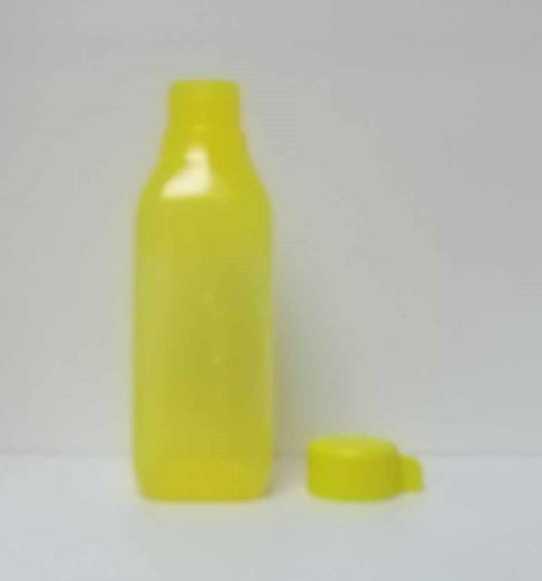 Tupperware™ « Eco Fles vierkant » 500 ml - lichtgeel, Huis en Inrichting, Keuken | Tupperware, Nieuw, Bak of Kom, Geel, Verzenden