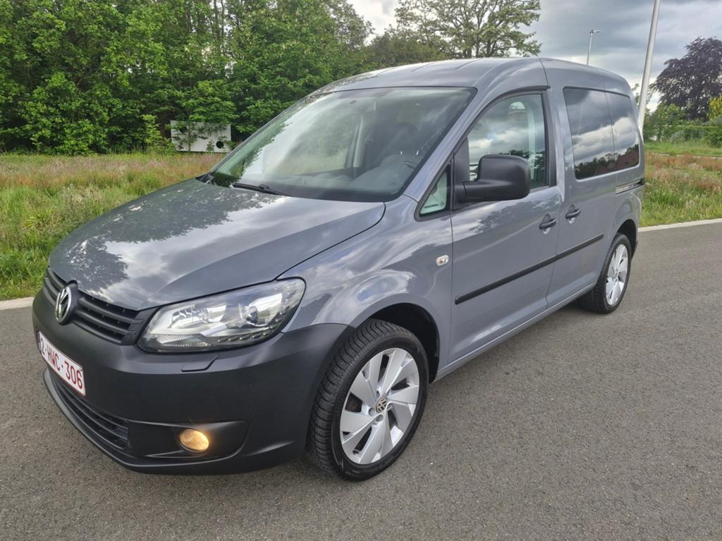 VW CADDY 1.6 TDI DSG AUTOM 2X SCHUIFDEUR AIRCO XENON.BJ.2013, Auto's, 4 cilinders, 149 g/km, Volkswagen, Parkeersensor