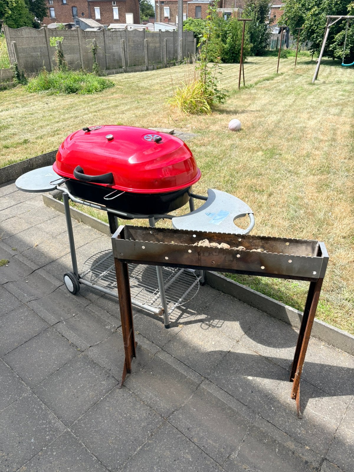 Barbecue + barbecue a arrosticini, Enlèvement, Utilisé