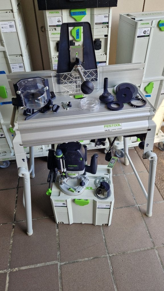 Festool CMS-OF2200 SET en parfait état, Bricolage & Construction, Raboteuses, Comme neuf, Enlèvement