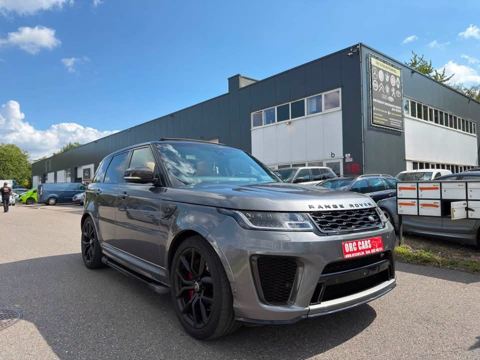 LAND ROVER RANGE ROVER SPORT SVR 5.0 V8 SURALIMENTÉ, Cuir, Achat, Entreprise, Entretenue par le concessionnaire