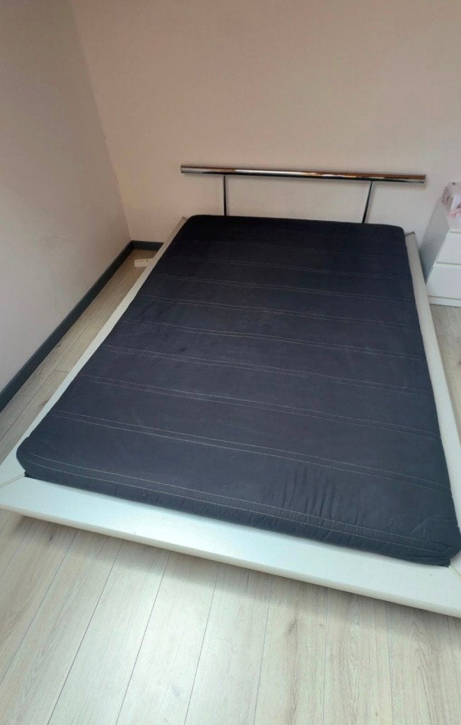 Futonbed, Ophalen, Gebruikt, Tweepersoons, 140 cm
