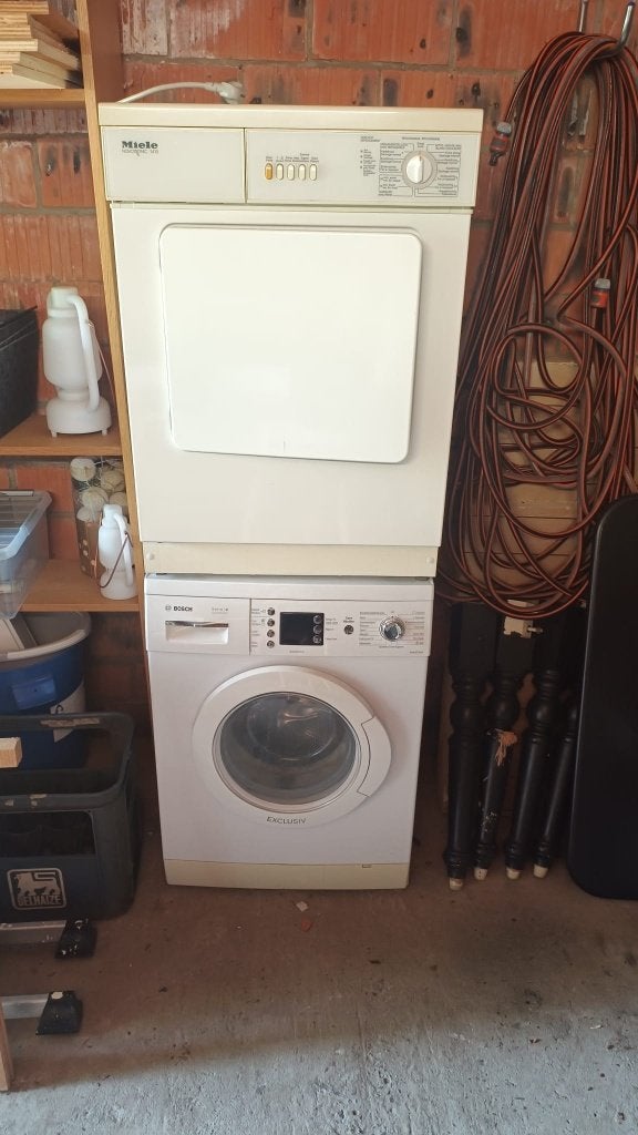 Wasmachine en droogkast - miele en bosch, Ophalen, Gebruikt