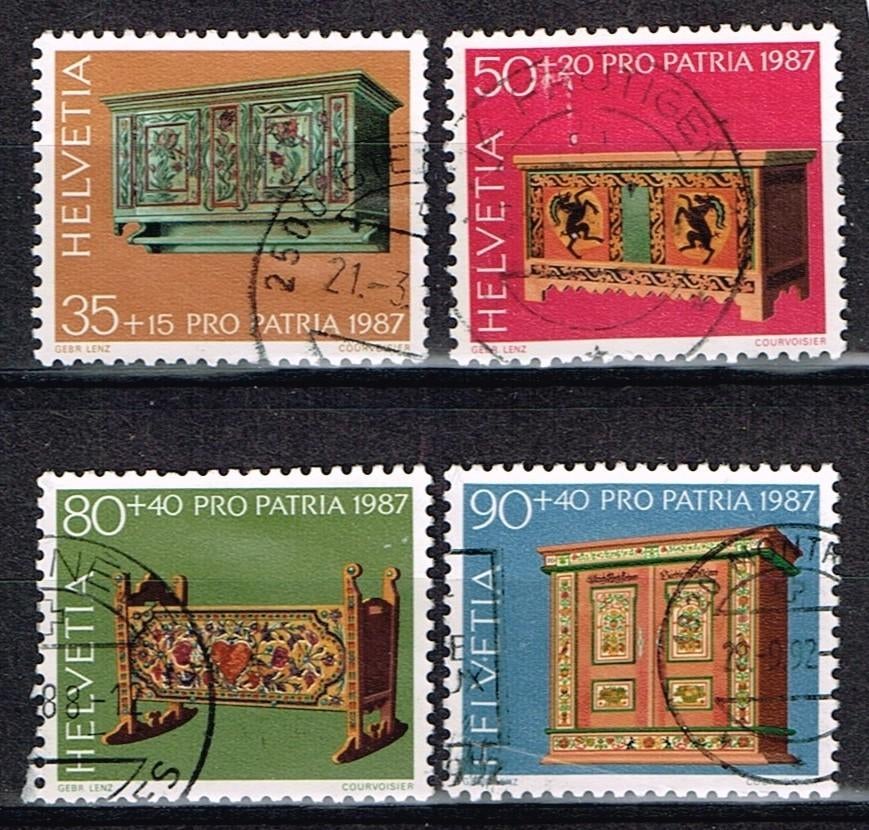 Postzegels uit Zwitserland - K 5304 - schatten, Verzenden, Gestempeld