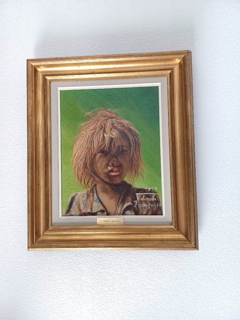 Eenzaam, Ophalen, Portret of Personen, Doek