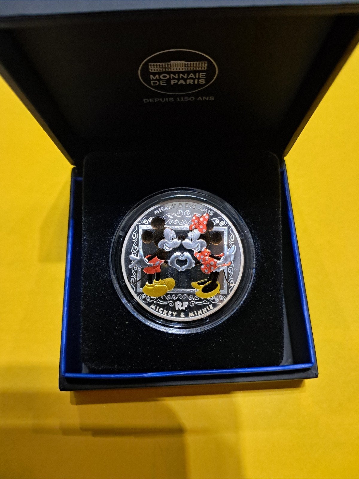10 € France 2018 PP - Mickey - couleur, Timbres & Monnaies, Enlèvement ou Envoi, France, Argent